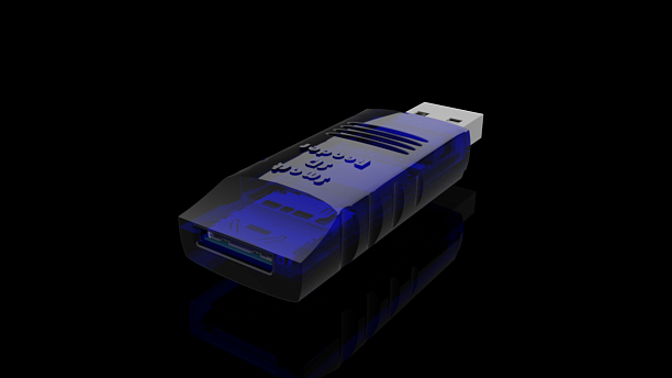 Фото 3 - USB Smart SD Reader is a container to store your secrets.