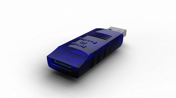 Фото 4 - USB Smart SD Reader is a container to store your secrets.